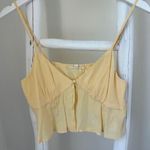 LA Hearts Yellow Babydoll Cropped Camisole Tank Top Size Medium Photo 0