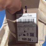 Massimo Dutti NWT Linen Blend Short Dress W/ Voluminous Sleeves Cream Size Small Photo 12