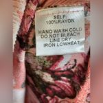 Bluiyv Young Contemporary Romper Dress Pink Floral Long Sleeve Small Photo 4