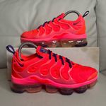 Nike Air VaporMax Plus Bright Crimson Pink Blast Running Shoes Women’s Size 7.5 Photo 0