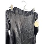 Camila Coelho NWT  Charlie Black Satin Off Shoulder Mini Dress Size XXS Photo 8