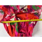 MISA Los Angeles  Floral Print Ruffle Sleeve Square Neck Mini Dress Size S Photo 6