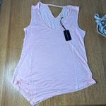 Articles of Society  Oversized Asymmetrical Sleeveless Tank in Pink size small Photo 0