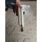 Michael Kors Women's Ivory Zip-Around Wallet Pebble Leather Logo Photo 5