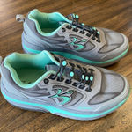 Gravity Defyer Shoes – Teal & Gray, Size 8.5, TB9022FGU Photo 0