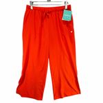 Willit Wide Leg Pants Womens S Red Orange Pull On Loose Beach Resort UPF 50+ Photo 1