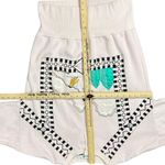 Vintage 80s Baby Pink Mixed Media Skiing Winter Sweatshirt Crew Neck Size L Size L Photo 8