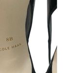 Cole Haan * Heels Womens Size 8B Black Leather Classic Quiet Luxury Dark Academia Photo 9