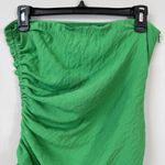 SNDYS x Molly King Nobu Mini Dress Womens 6 Green Strapless Ruched Revolve Party Photo 13