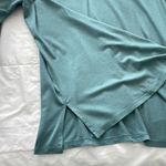 Pink Rose Women’s Teal Long Sleeved Top with V Neck Detail - Size Large Photo 6