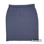J. McLaughlin  Halle Reversible Skirt Navy Scuba Preppy Resort Coastal Size S Photo 10