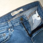 Topshop Womens Moto Leigh Mid Rise Ripped Knee Skinny Jeans size 25W x 30L Photo 3