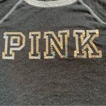 PINK - Victoria's Secret Victoria Secret Pink Ringer Varsity Crew Long Sleeve T-shirt Women’s XS Bling Photo 2