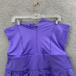 Lululemon Run Pace Setter Skirt Skort Power Purple Bold Stripe Tennis Women's 8 Photo 3