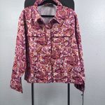Kathy Ireland  Fashion 360 Paradise Pleasure Paisley-Print Crop Jacket Photo 1