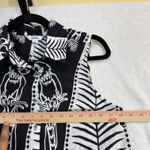 Dalin M Parrot Bird Print Shirt Dress Cotton High Photo 7