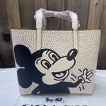 Coach Disney Mickey Mouse X Keith Haring Highline Tote C0895 Photo 0