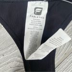 Fabletics Nwt  Cashel Midi Logo Sports Bra black size xxl Photo 3