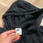 Nike  Black Zip-Up Hoodie Women’s M Photo 2