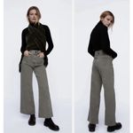 ZARA ‎ The Patch Pocket Marine Straight Jean Grey Size 2 Photo 1