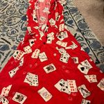 Collectif London Liza Cat Croupier Red Swing Dress (Size 2) Photo 5