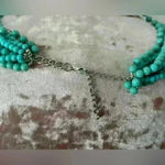 Source Unknown Turquoise 7 Layer Beaded Women's Necklace (309) Photo 5