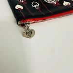 Brighton  Love Notes Wristlet Christmas Holiday Ornament Design Black Red & White Photo 2