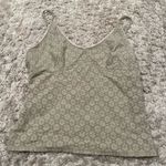 Elegant vintage lace Women's Top Green Size M Photo 6