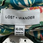 Lost + Wander  size XL/2XL Luau On The Beach Tunic with pockets button front NWT Photo 7