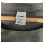 Old Navy  Dress Womens XS Shirt Dress Short Ruffle Sleeve Round Neck Heather Gray Photo 9