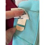 Dress 1960s maxi flower power blue yellow green Size 12 Photo 5