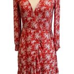 American Eagle Floral Wrap Dress Photo 0