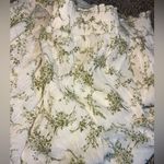 Paper Crane skirt, XS FLORAL, GREEN AND WHITE. Photo 9