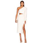 New! Cinq a Sept Misha Cut Out‎ Dress in Ivory Sz 10 $485 White Photo 3