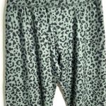 P.J. Salvage Running Wild Leopard Banded Pants - Olive Size XS Photo 6