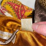 Vintage silky leopard robe pockets cozy sexy cougar mob wife golden old money Gold Size 2X Photo 9