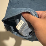 Joes‎ USA Button Front Denim Blouse Short Sleeve Faded Blue Size Small Photo 5