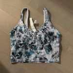 Lululemon New without tag  nulu align crop tank size 6 kaleidofloral Photo 0