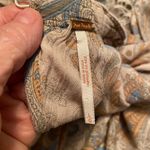 Free People Paisley Long Sleeve Top - Cream, Blue, Brown Photo 1