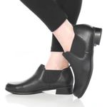 Munro  Black Leather Bedford Ankle Bootie Photo 0