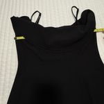 Karl Lagerfeld Little Black Dress Flouncy Ruffle Bust Sheath Cocktail Dress Sz 6 Photo 4