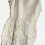 Old Navy L Sleeveless Linen-Blend Tie-Belt Wide leg jumpsuit L Photo 3