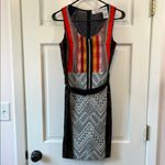 Byron Lars Gramercy Embroidered Tapestry Pencil Dress w/ Woven Belt Photo 2