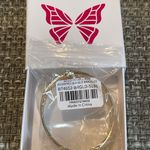 Adina Eden Solid Double Row Indented Bangle Bracelet, Gold Photo 4