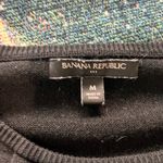Banana Republic  Black Pleated Sweater Women’s Medium 3/4 Sleeve Pullover
Blouse Photo 12