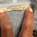 Soft Surroundings  Cozumel Pullover Hoodie Sz Large Light Blue 3/4 Sleeve Pockets Photo 8