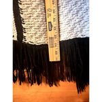 Glamorous  Brand/Revolve open front fringed chunky knit cardigan XS western chic Photo 9