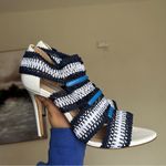 LK Bennett  Eloise‎ heels blue white size 10 $425 size 40 Photo 6