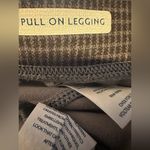 Seven7 Seven black gray check pull on leggings pockets Photo 5