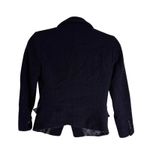 IVANA Milano Women Black Tweed Blazer Jacket Size 8 Single Button Photo 5
